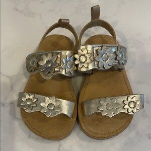 Carter's Gold Floral Sandals for Everyday Comfort